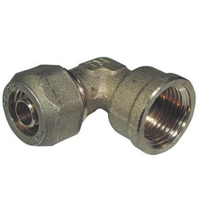 GOMITO A 90° FEMMINA PER TUBO COBRA-PEX Misura: 1/2 x 18