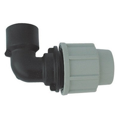 GOMITO A 90° FEMMINA PLASSON PER TUBO POLIETILENE Misura: 1/2 x 16
