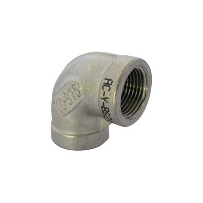 GOMITO A 90° FF ACCIAIO INOX Misura: 1"