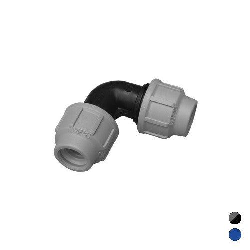 GOMITO A 90° IKARO RACCORDO PER POLIETILENE Misura: Diam. 25 -F-BRICO
