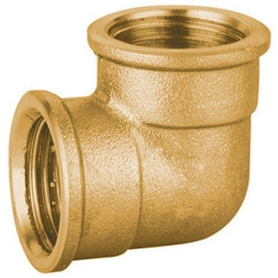 GOMITO FF IN OTTONE GIALLO PESANTE IBP Misura: 3/4"