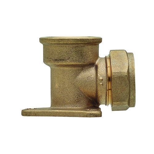 GOMITO FLANGIATO F X FIL RP COMPRESSIONE PER RAME Misura: 1/2 x 12