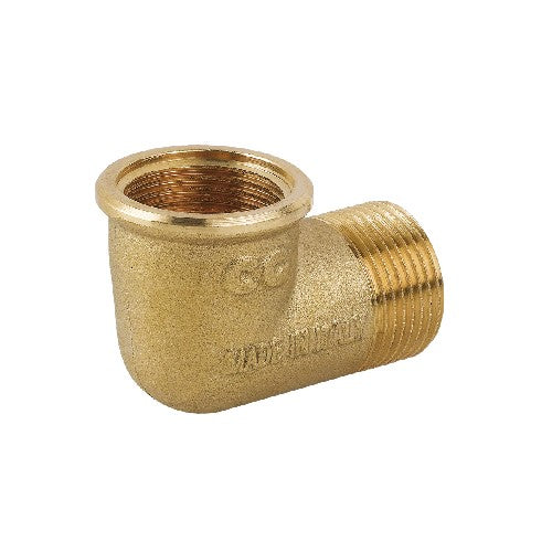 GOMITO MF IN OTTONE GIALLO Misura: 1"1/2