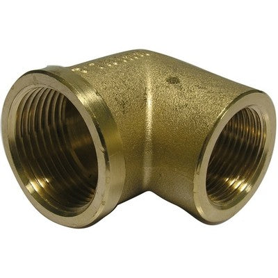 GOMITO RIDOTTO FF IN OTTONE GIALLO Misura: 1" x 3/4"