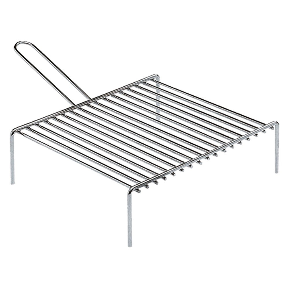 GRATICOLA PER CAMINO 'PESANTE' cm 30 x 35 - 1 manico