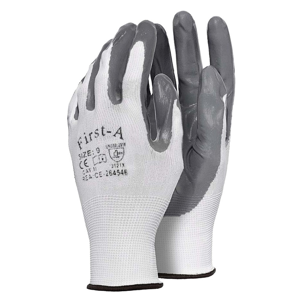 GUANTI IN POLIESTERE/NITRILE Tg. 7 (S)
