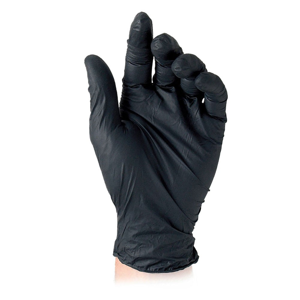 GUANTI NITRILE MONOUSO 'BLACK' XL