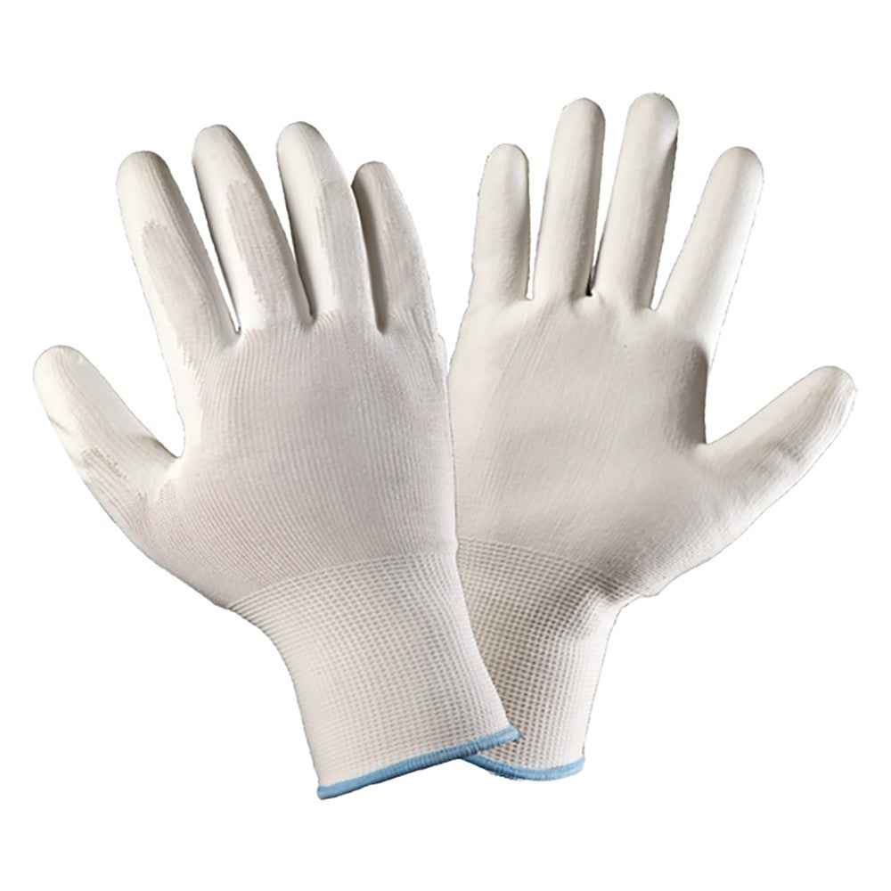 GUANTI POLIESTERE / POLIURETANO Tg.10 (XL) - palmo nero