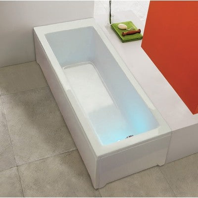GUSCIO VASCA RETTANGOLARE MOD. AGATA CON PANNELLI Misura: cm 170 x 70