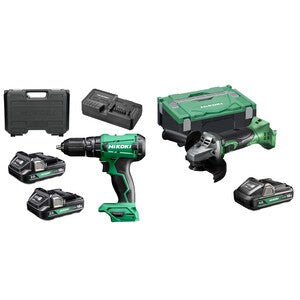 HIKOKI KIT TRAPANO C/PERC DV18DA+SMERIGL 115MM G18DSL 18V