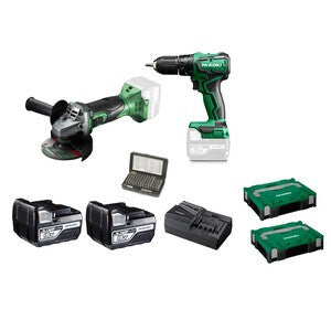 HIKOKI KIT TRAPANO C/PERC DV18DD+SMERIGL 115MM G18DSL 18V