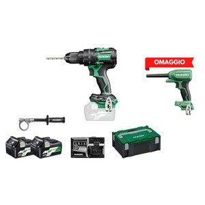 HIKOKI TRAPANO C/PERC DV36DC 36V BRUSH+SOFFIATORE
