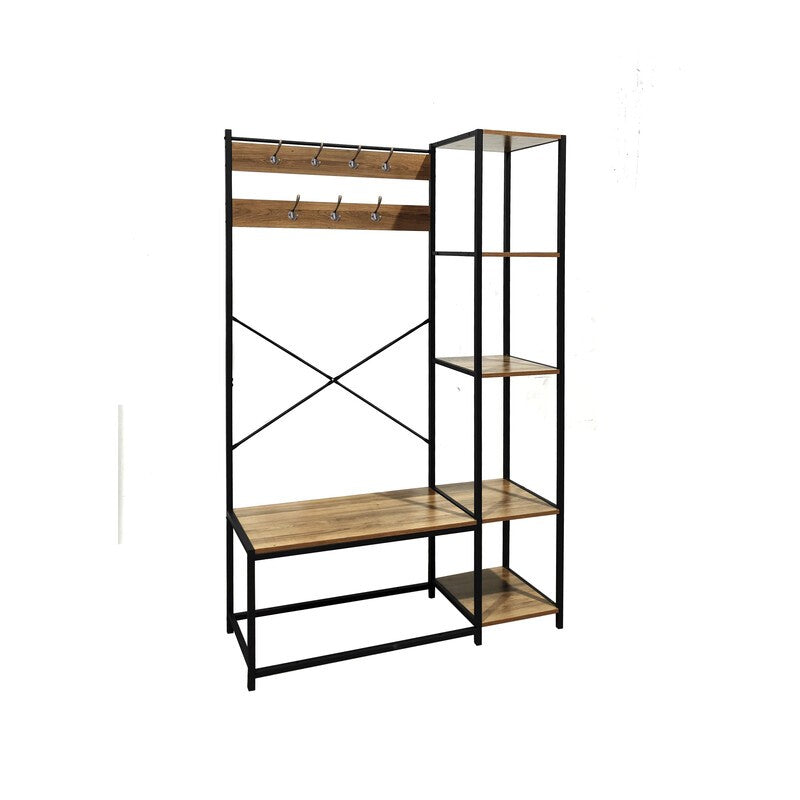 INDUSTRIAL INGRESSO METAL/QUERCIA 110X40X180 CM