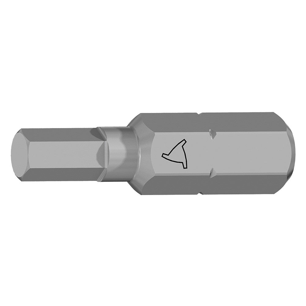INSERTI IMPRONTA ESAGONALE mm 5 x 25 - cf.10 pz