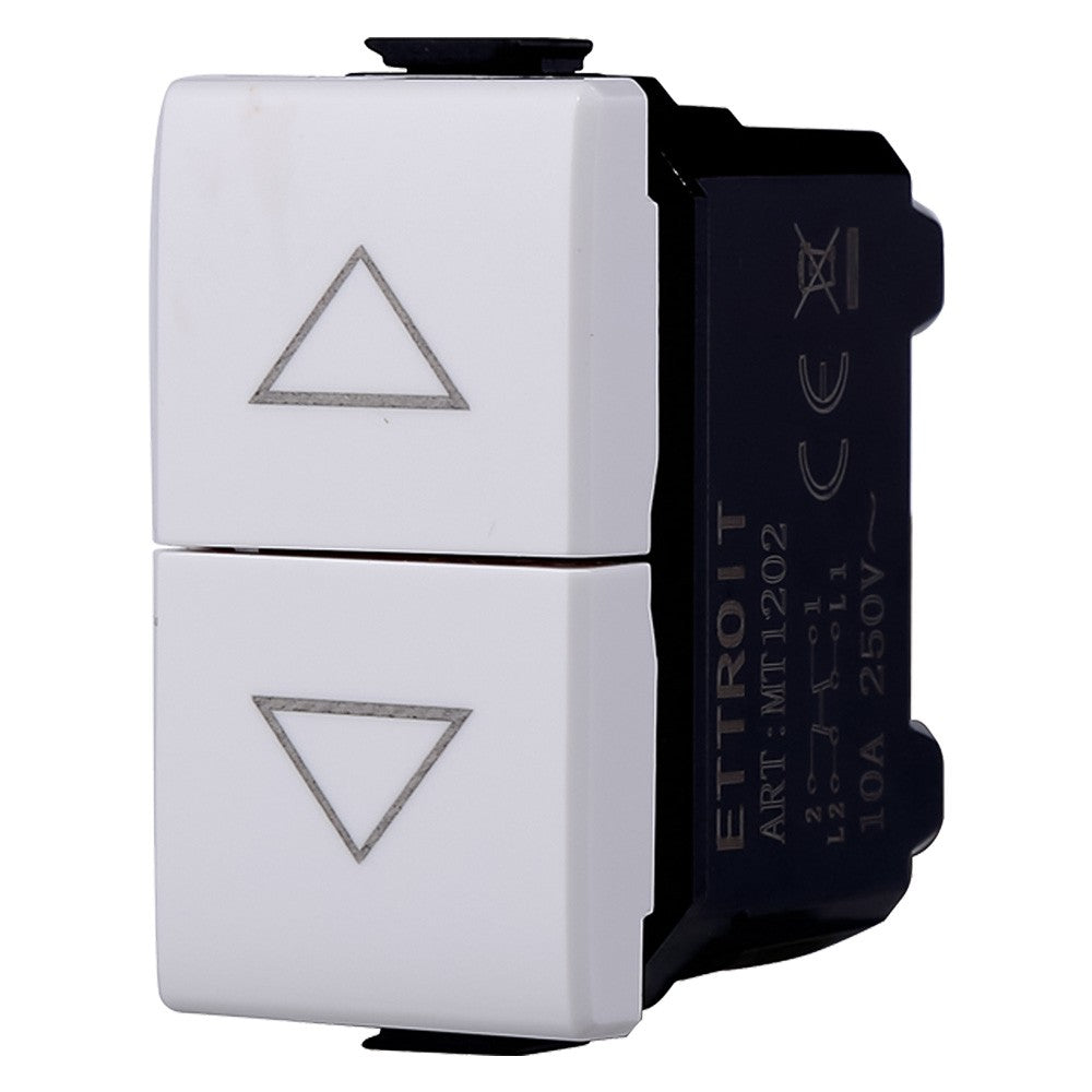 INTERRUTTORE DOPPIO serie 'SOLAR' - mod. 1P+1P 16A