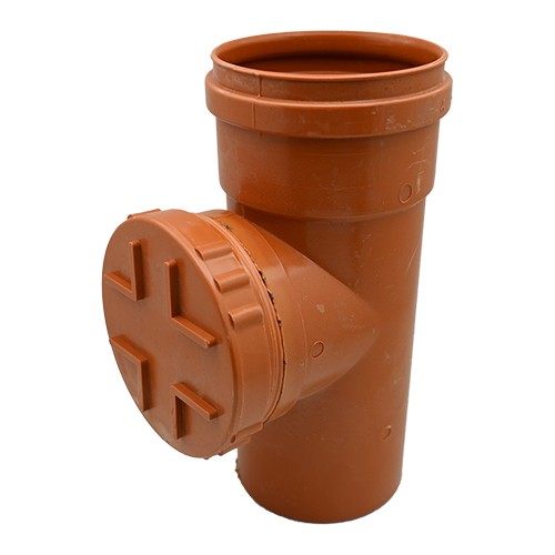 ISPEZIONE LINEARE DIAM. 100 RAL 8023 Misura: Diam. 100