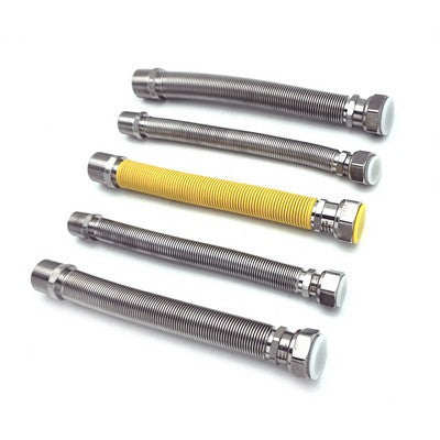 KIT 5 PZ FLESSIBILI INOX ESTENSIBILI PER CALDAIE A GAS Misura: mm 220/420