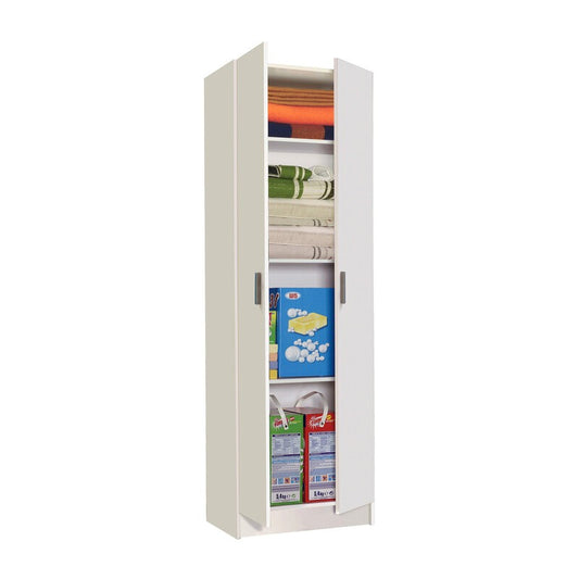 KIT ARMADIO 2 ANTE 3 RIPIANI MULTIUSO 59X37XH180 CM