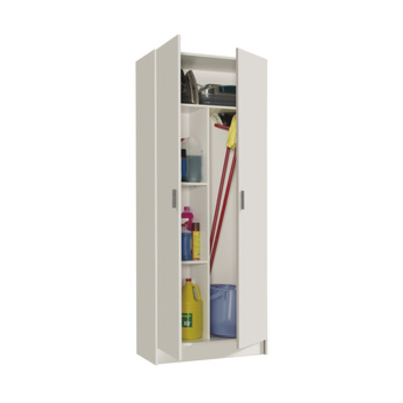 KIT ARMADIO 2 ANTE 3 RIPIANI MULTIUSO 73X37XH180 CM