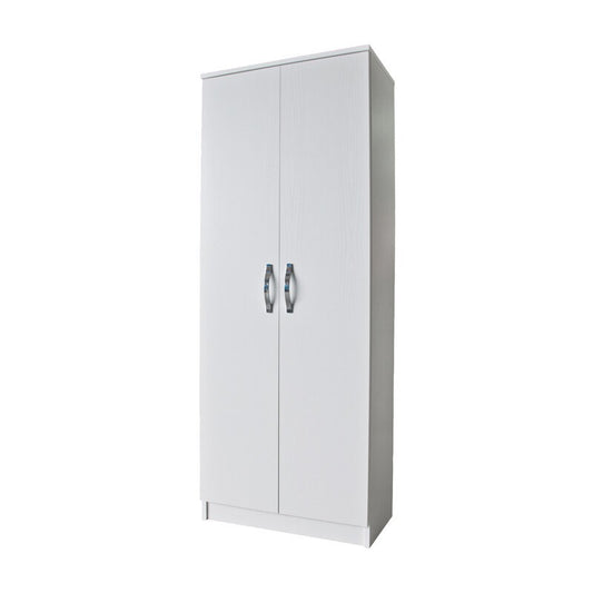 KIT ARMADIO 2 ANTE SCARPIERA 5 RIP 71X38X182 BNCO FRAS