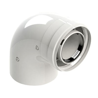 KIT CURVA 90° M-F COASSIALE PER CONDENSAZIONE Misura: Diam. 60/100