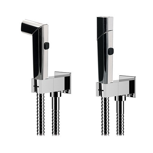 KIT DOCCETTA SHUT-OFF IDROSCOPINO DOPPIA FUNZIONE QUADRA Misura: Cromo