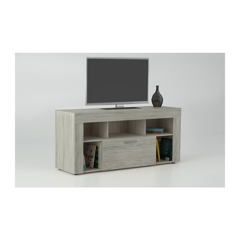 KIT PORTA TV VISION 135X41,5X60 BIANCO VEN.K083