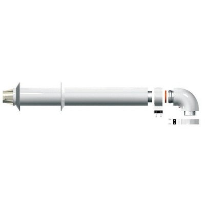 KIT SCARICO COASSIALE L. 1000 PER CALDAIE CHAFFOTEAUX Misura: mm 1000