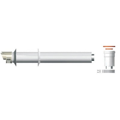 KIT SCARICO COASSIALE PARTENZA VT L.1000 PER CONDENSAZIONE Misura: mm 1000