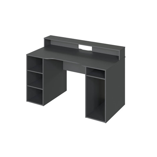 KIT SCRIVANIA CM 136X67X88H ANTRACITE