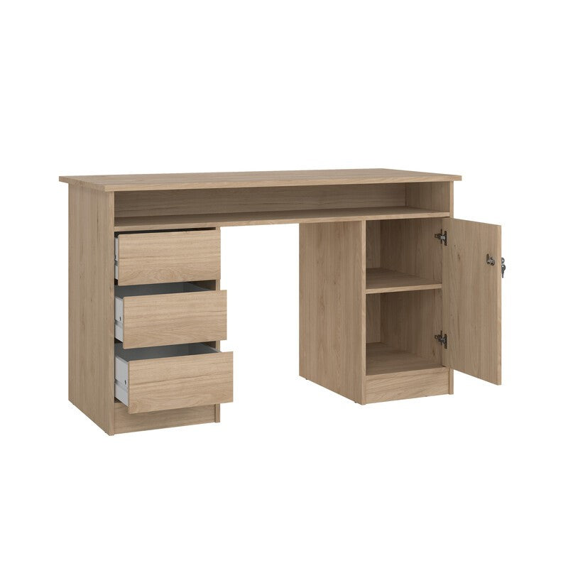 KIT SCRIVANIA FUNCTION PLUS 126X55X75 QUERCIA