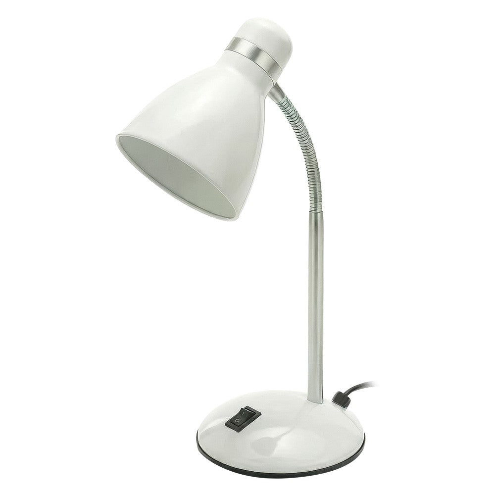 LAMPADA DA TAVOLO 'BAKER' E27 - 7 W - bianca