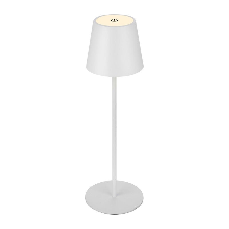 LAMPADA DA TAVOLO BT10003 BATT RICARIC BIANCO