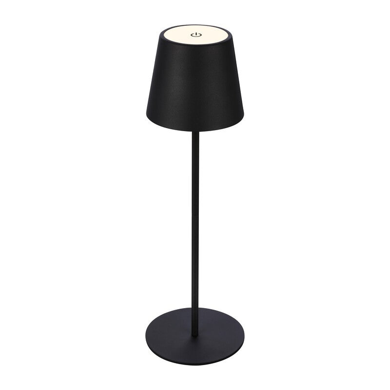 LAMPADA DA TAVOLO BT10008 BATT RICARIC NERO