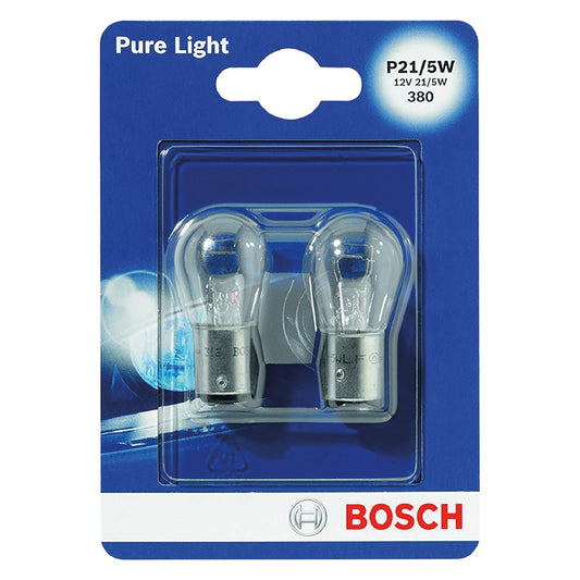 LAMPADINA PER FARO POSTERIORE P21/5W - 12 V - 21/5W - 2 pezzi