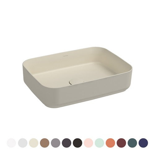 LAVABO D'APPOGGIO RETTANGOLARE INFINITY Misura: Bianco Opaco L. 50 cm