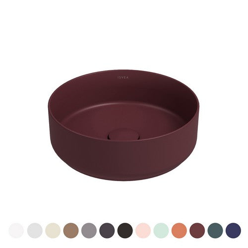 LAVABO D'APPOGGIO ROTONDO INFINITY Misura: Tortora Opaco L. 36 cm