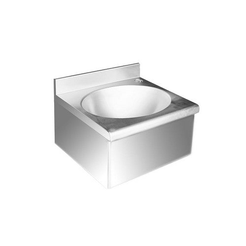 LAVAMANI IN ACCIAIO INOX VASCA OVALE Misura: cm 40 x 35 x 20,5