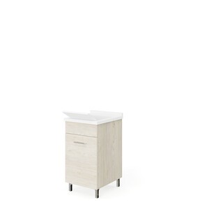 LAVATOIO LEGNO 45X50 ROVERE GHIACCIO