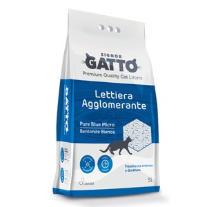 LETTIERA SIGNOR GATTO PURE BLU 5 L