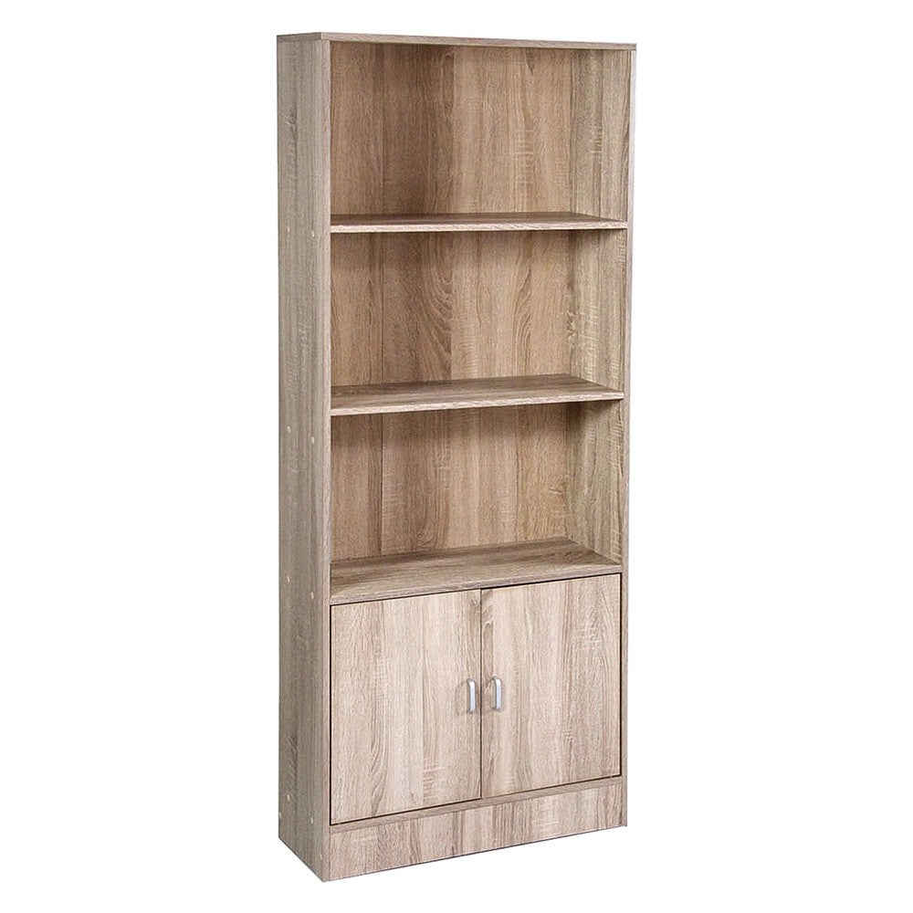 LIBRERIA CON DUE ANTE LINEA 'ERMES' col. rovere