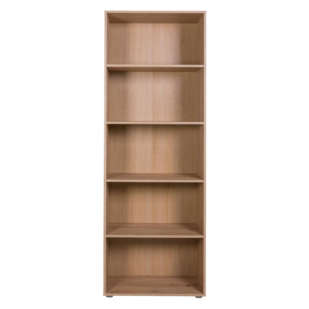 LIBRERIA LINEA 'ESPRESSO' 5 ripiani - cm.35,3x68xh.200 rovere artisan