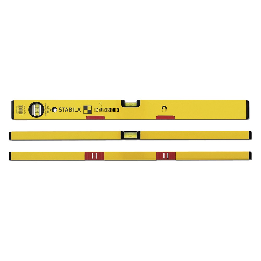 LIVELLA A DUE FIALE MAGNETICA '70 M' cm 60 - 2 magneti
