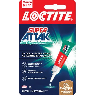 LOCTITE ATTAK GEL RIPOSIZIONABILE