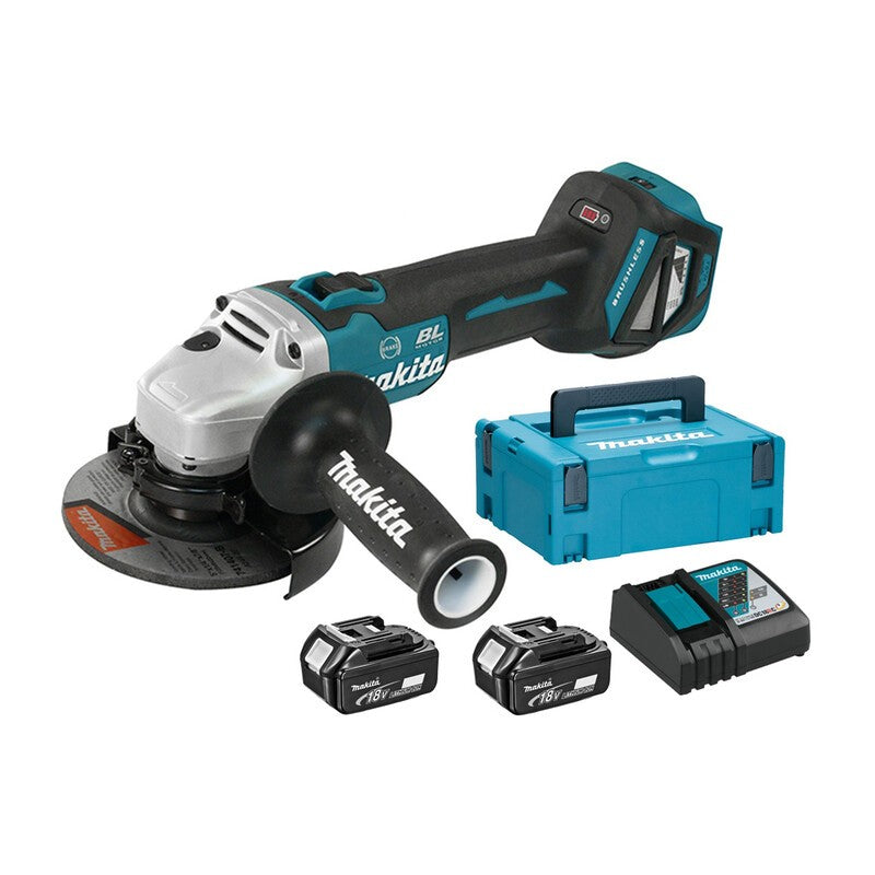 MAKITA SMERIGLIATRICE ANG DGA513RTJ 18V LXT D 125MM BRUSHLESS