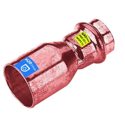MANICOTTO DI RIDUZIONE MF IN RAME A PRESSARE ACQUA/GAS Misura: Diam. 28 x 22