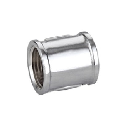 MANICOTTO DIRITTO FF IN OTTONE CROMO IBP Misura: 3/8" -CONF