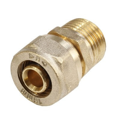 MANICOTTO F/FILETTO M A COMPRESSIONE PER MULTISTRATO Misura: Diam. 1/2 x 16