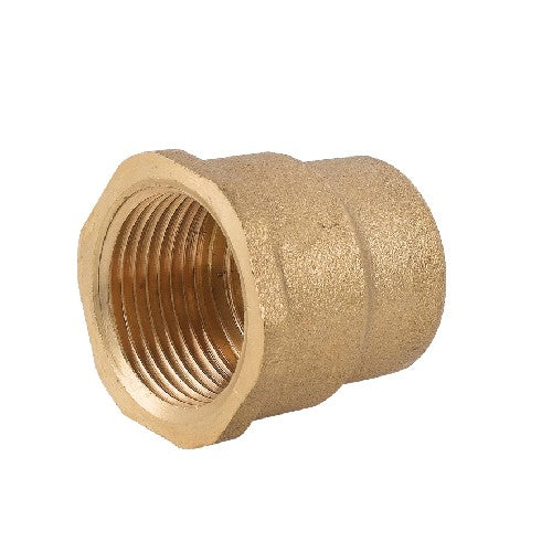 MANICOTTO RIDOTTO FF IN OTTONE GIALLO Misura: 1" x 1"1/4