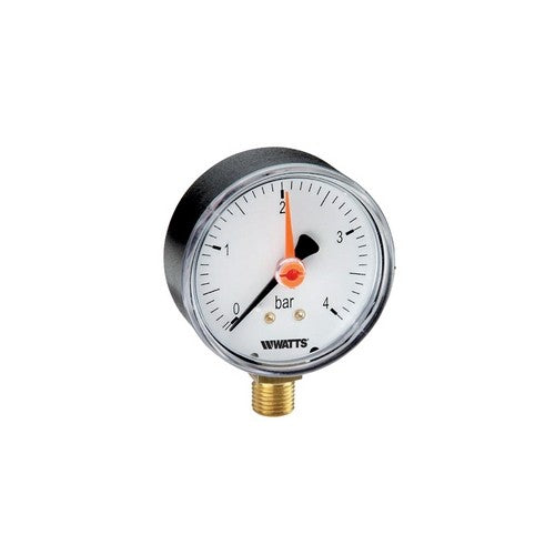 MANOMETRO AD ATTACCO RADIALE M1-ABS Misura: M1-ABS 80 10 bar G3/8B